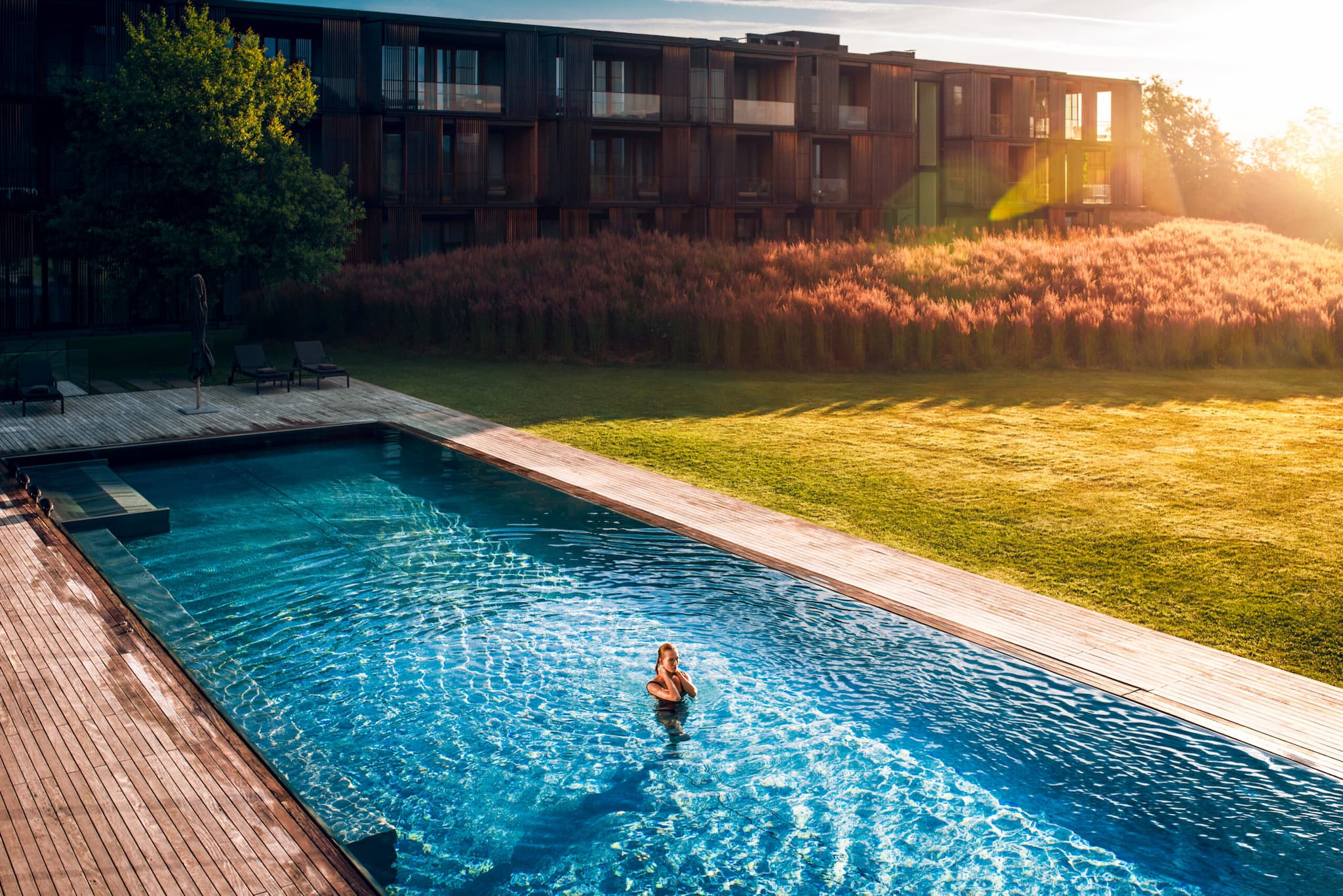 Bild des Pools von Lanserhof Tegernsee