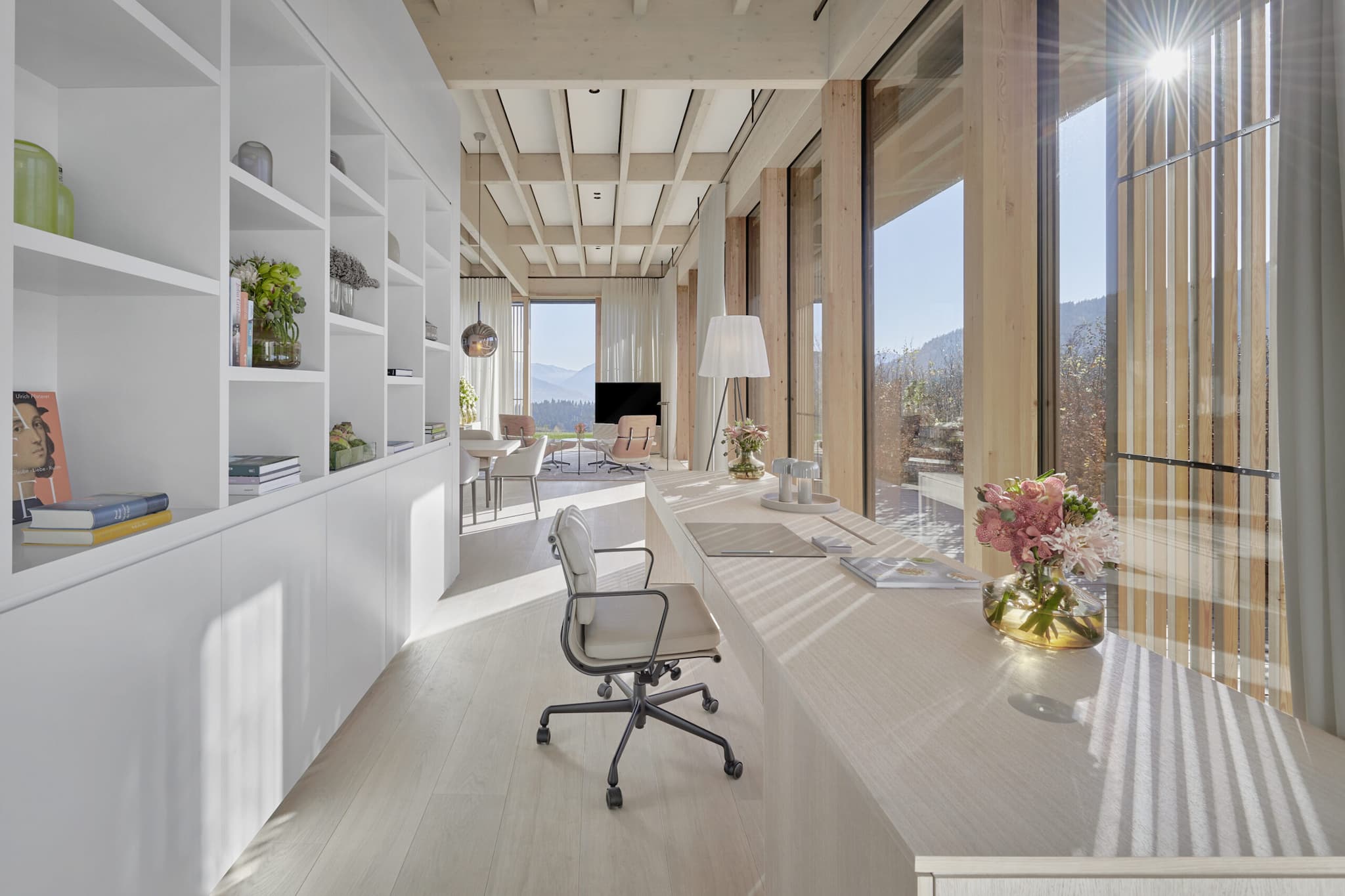 Innenansicht der Pavillon Suite im Lanserhof Tegernsee