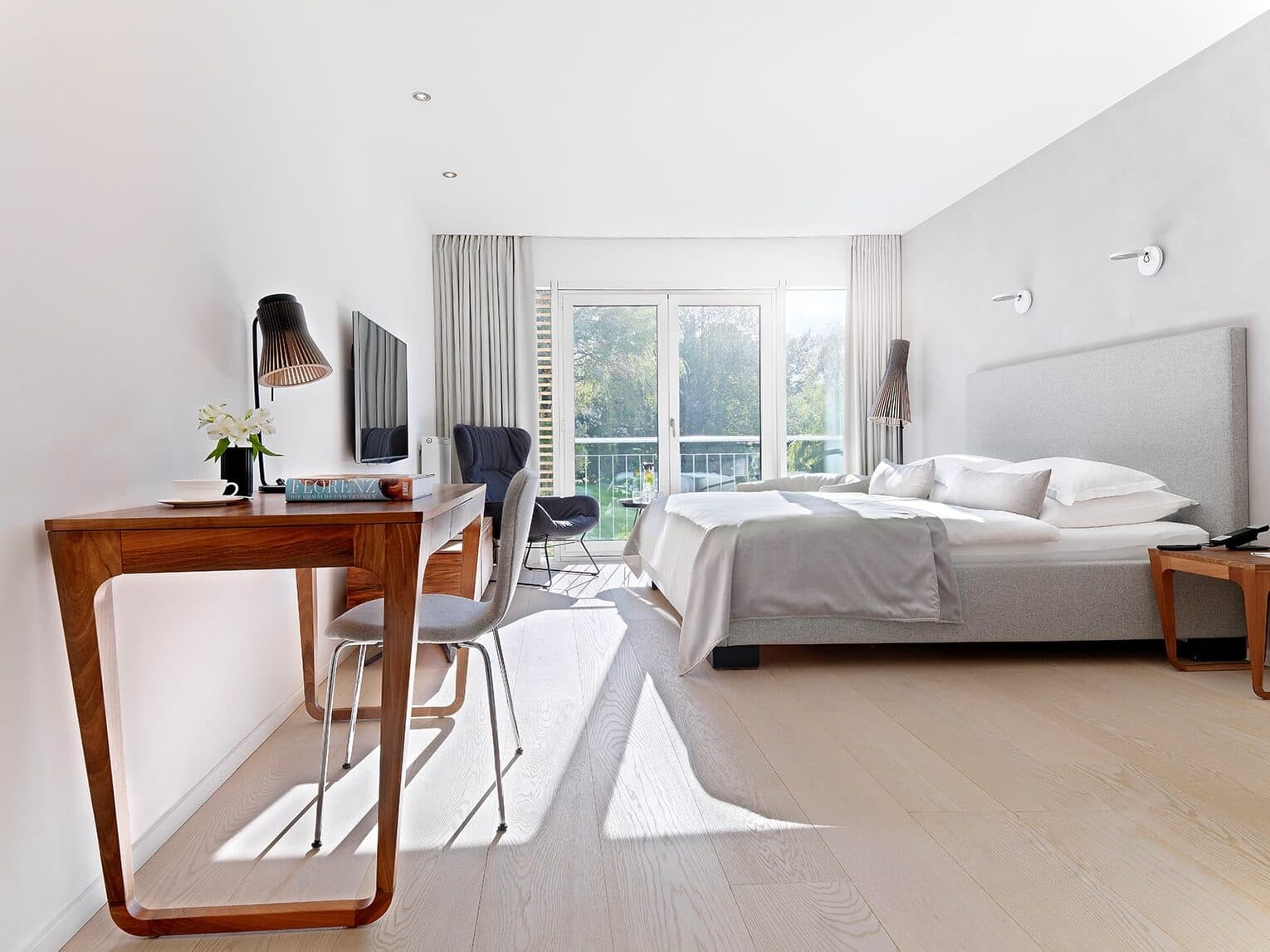 Bild eines Einzelzimmers im Lanserhof Lans