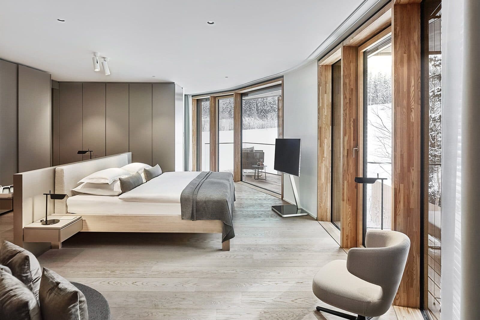 Innenansicht der Grand Penthouse Suite im Lanserhof Lans