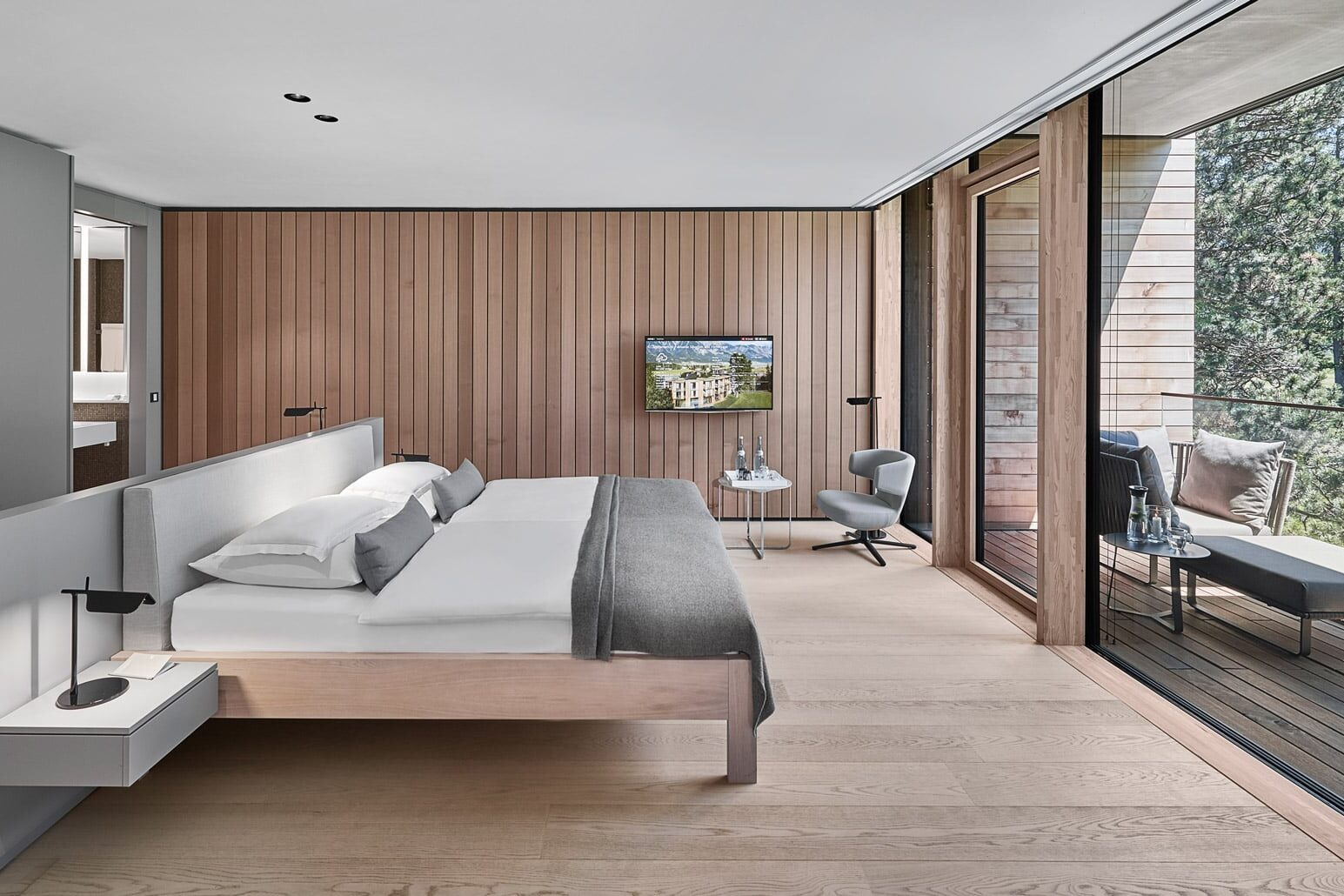 Innenansicht der Lanssuite im Lanserhof Lans