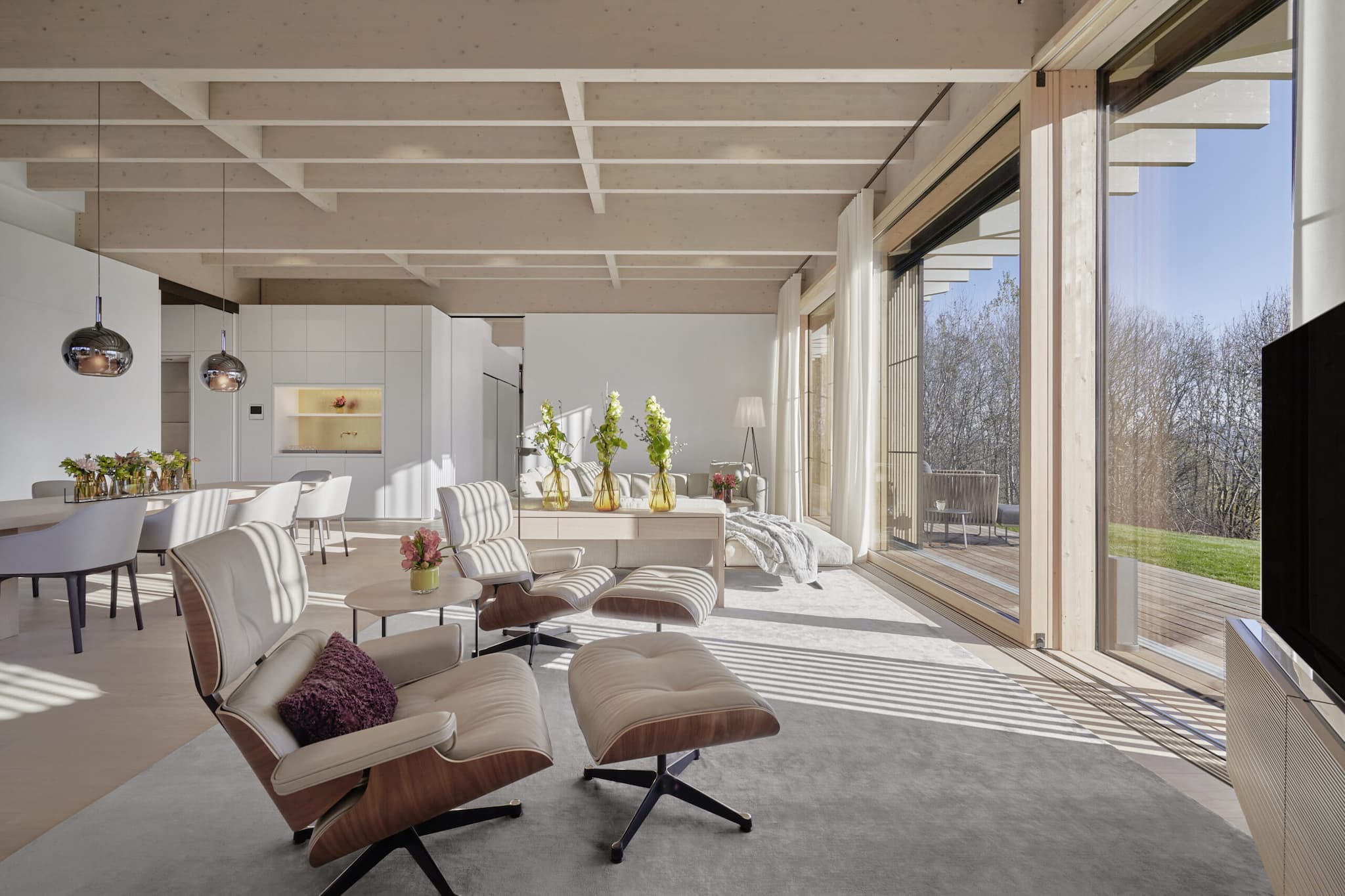 Pavillon Suite Lounge im Lanserhof Tegernsee