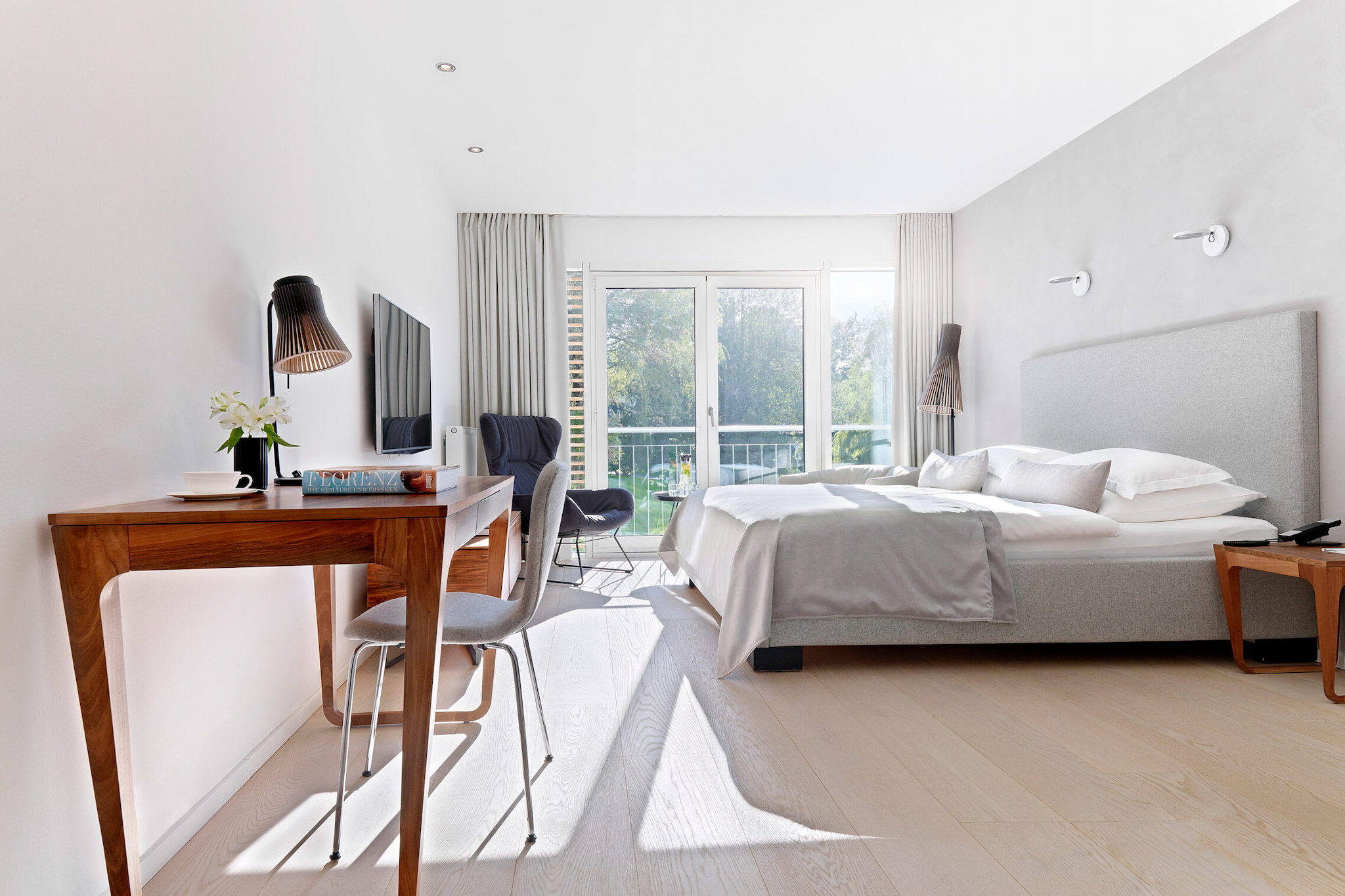 Bild eines Einzelzimmers im Lanserhof Lans